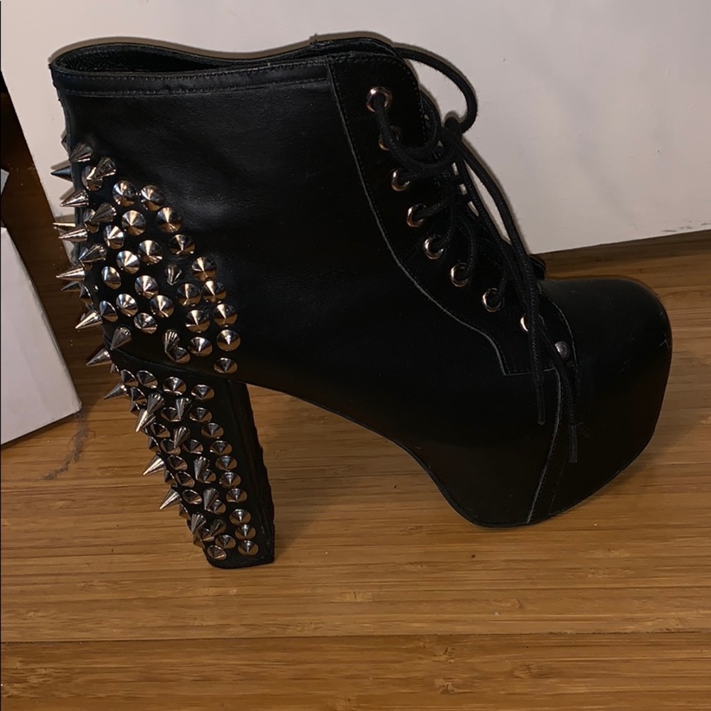Jeffrey Campbell spiked boots